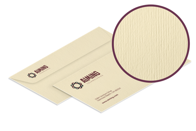 Buste avorio premium finitura con texture acquerello distintiva per corrispondenza alta gamma. Sprint24.