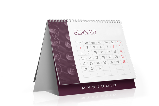 Calendari da tavolo - template 13 fogli: * Intramontabile
* Completamente personalizzabile
* Template pronti da usare