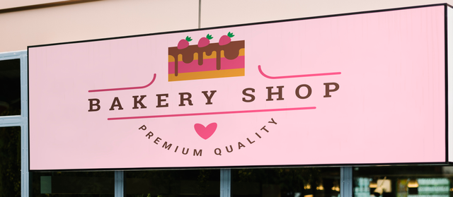 Insegna in plexiglass opalino con illuminazione LED, che presenta un design moderno 'Panetteria' con icona pasticceria colorata. Questo pannello di vetrina con retroilluminazione combina tipografia elegante e grafica dinamica, ideale per l'allestimento commerciale. Realizza insegne luminose e accattivanti per panetterie con stampa su plexiglass opalino.