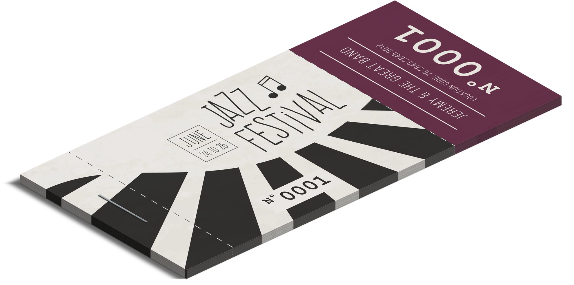 Blocchi numerati, ingresso: * Blocchi da 25, 50 o 100 fogli
* Rilegati a colla riposizionabile
* Disponibili in 6 formati standard Blocchi numerati, ingresso: * Blocchi da 25, 50 o 100 fogli
* Rilegati a colla riposizionabile
* Disponibili in 6 formati standard
