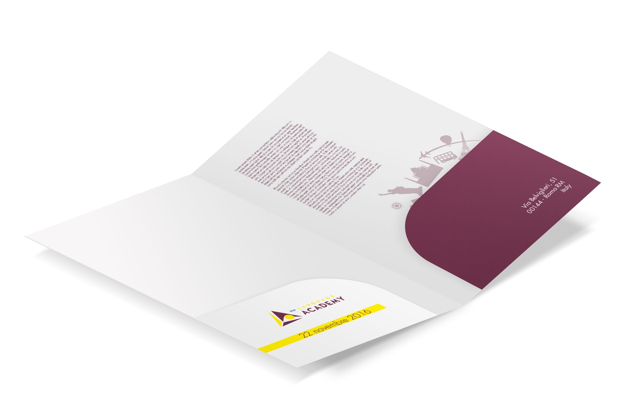 Cartelline con due tasche: * Disponibili con 2 o 3 ante
* 2 template pronti
* Doppia tasca incollata Cartelline con due tasche: * Disponibili con 2 o 3 ante
* 2 template pronti
* Doppia tasca incollata