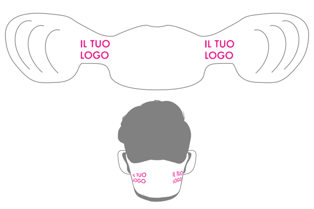 Mascherina in carta: * Personalizzabile a colori
* Prodotta in carta monouso
* incastro variabile sulle orecchie Mascherina in carta: * Personalizzabile a colori
* Prodotta in carta monouso
* incastro variabile sulle orecchie