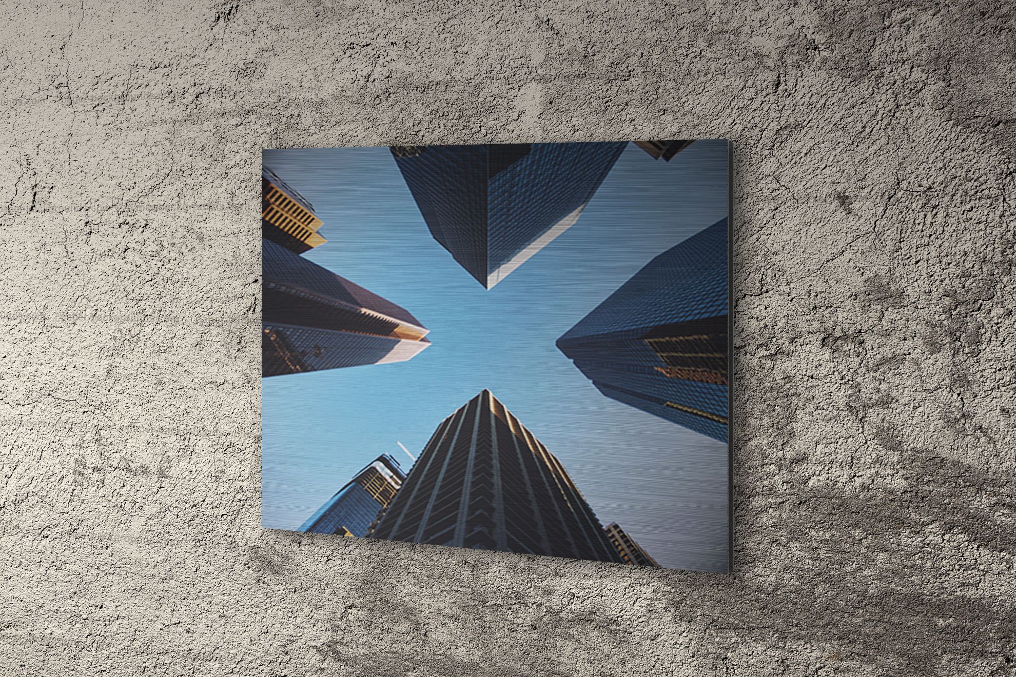 Cartello 'Achtung Videoüberwachung' In Alluminio Dibond 140x200 Mm - 3 Mm Di Spessore Per Esterni
